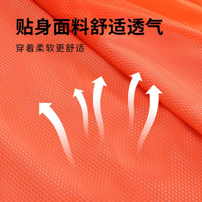 Factory Chunya Long Reflective Conjoined Raincoat Adult Outdoor Hiking Sanitation Rainstorm Raincoat - Image 5